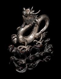 A Chinese Silver Dragon