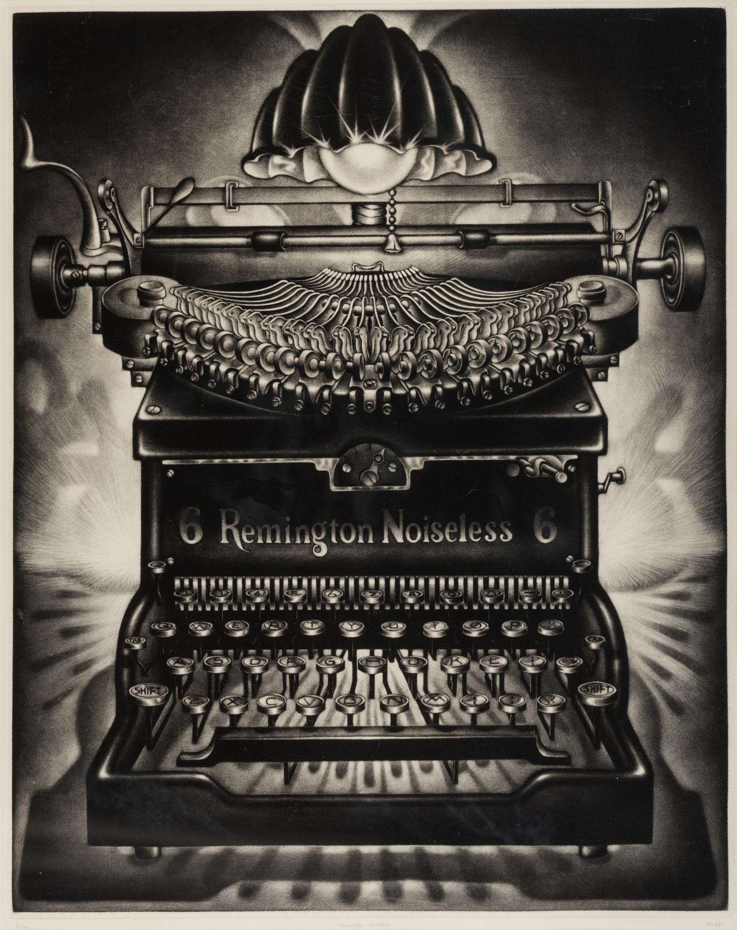 Remington Noiseless , 1986 and Apple Peeler (two works)