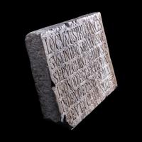 A Roman Marble Commemorative Plaque