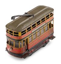 A Gunthermann Double Decker Trolley Wind Up Toy