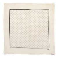 Chanel Cream Silk Scarf,
