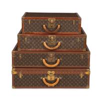 Louis Vuitton, Group of Four Hard-sided Suitcases