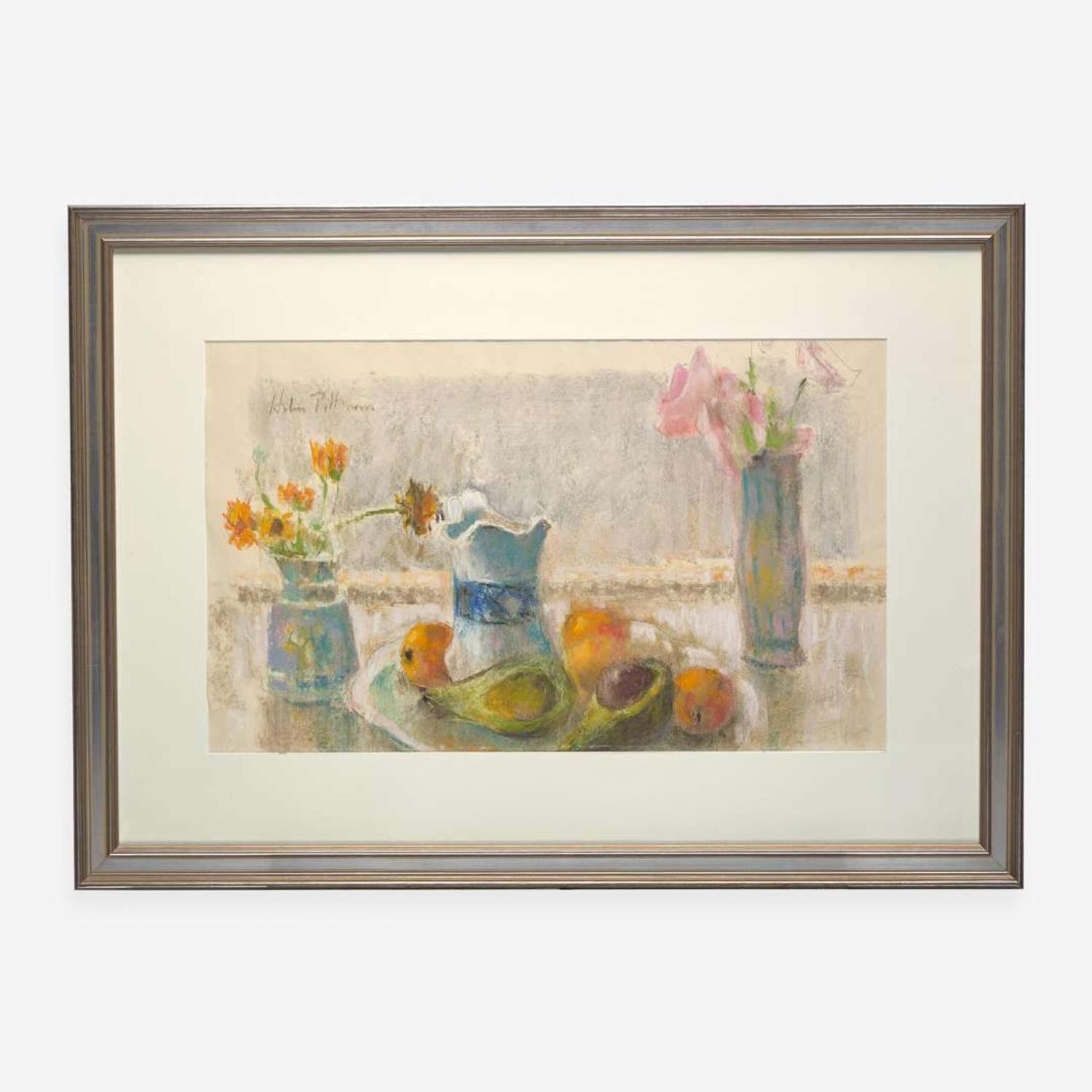 Hobson Pittman (American, 1900–1972) Still Life with Avocado; together with a companion