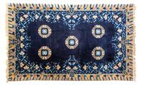 A Chinese Wool Rug 8 feet 1 inch x 5 feet 1 inch.