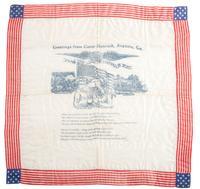 [US NAVY]. Diary kept by Lawrence R. Thompson (1883-1973) while serving on board the USS Georgia and navigating the globe as part of the the Great White Fleet, with document box, naval ephemera, and framed banners.