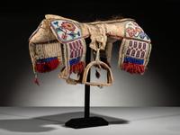 Plains Cree Buffalo Hide Pad Saddle