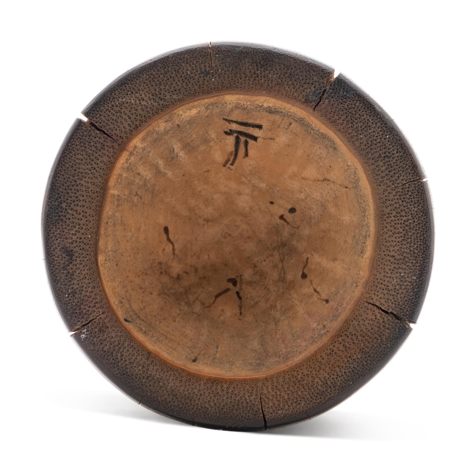 Four Chinese Bamboo Brush Pots