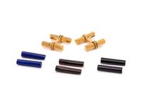 VAN CLEEF & ARPELS, DAVID MORRIS, CONVERTIBLE YELLOW GOLD AND HARDSTONE CUFFLINKS