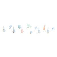 A Group of Herend Fishnet Pattern Animal Figures
