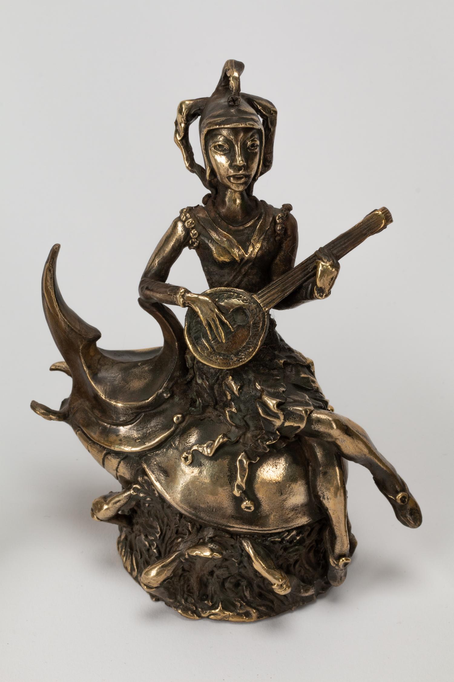 A Collection of Eighteen Continental Silver-Plate Figural Bells