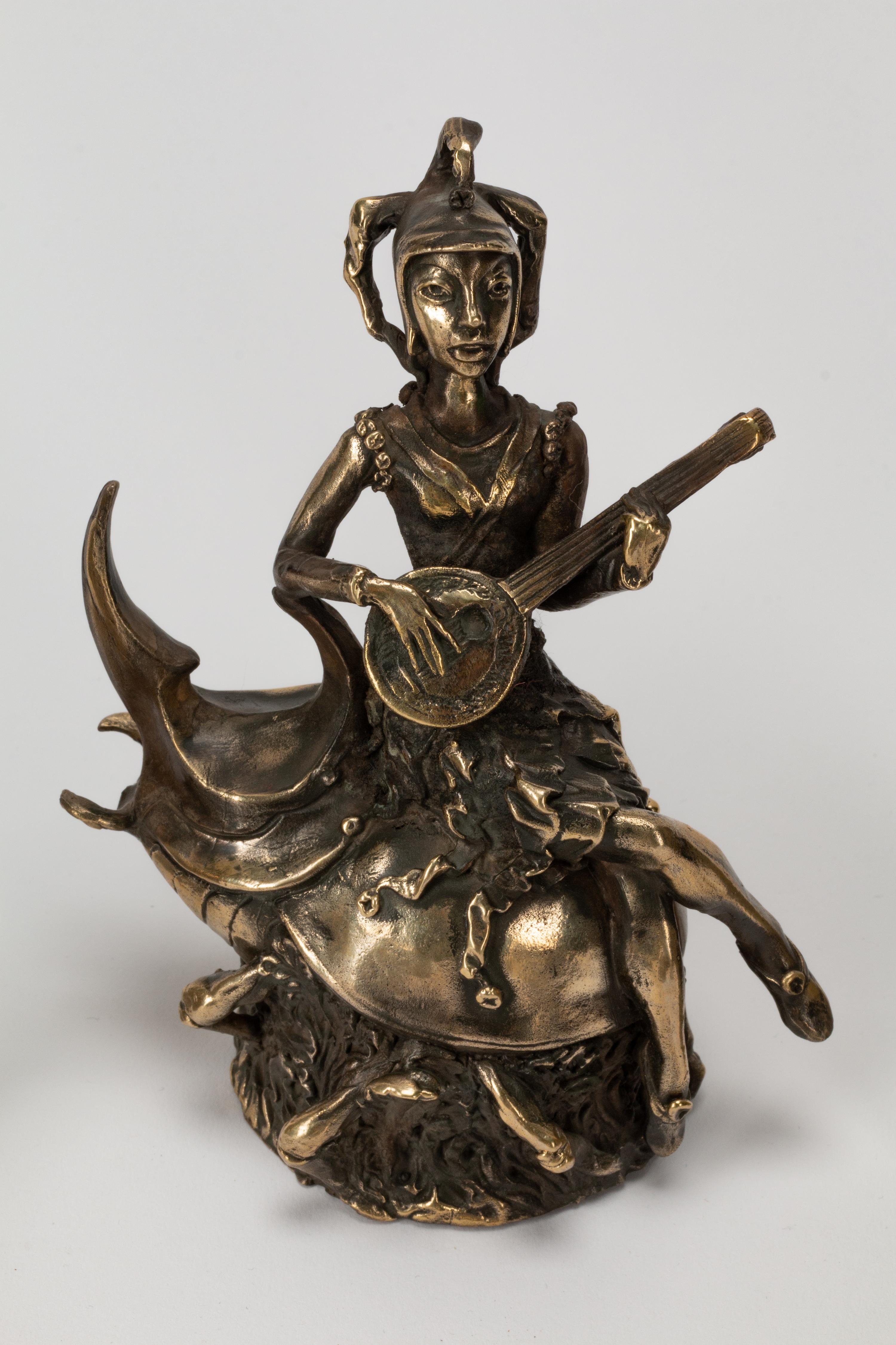 A Collection of Eighteen Continental Silver-Plate Figural Bells