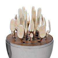 A Christofle Silver-Plate Cocktail Cutlery Set