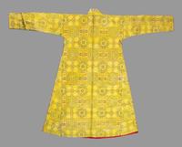 A Sino-Tibetan Silk Brocade Robe, Chuba