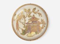 A Wedgwood Lustre Queensware Brooch or Pendant, UK, circa 1920