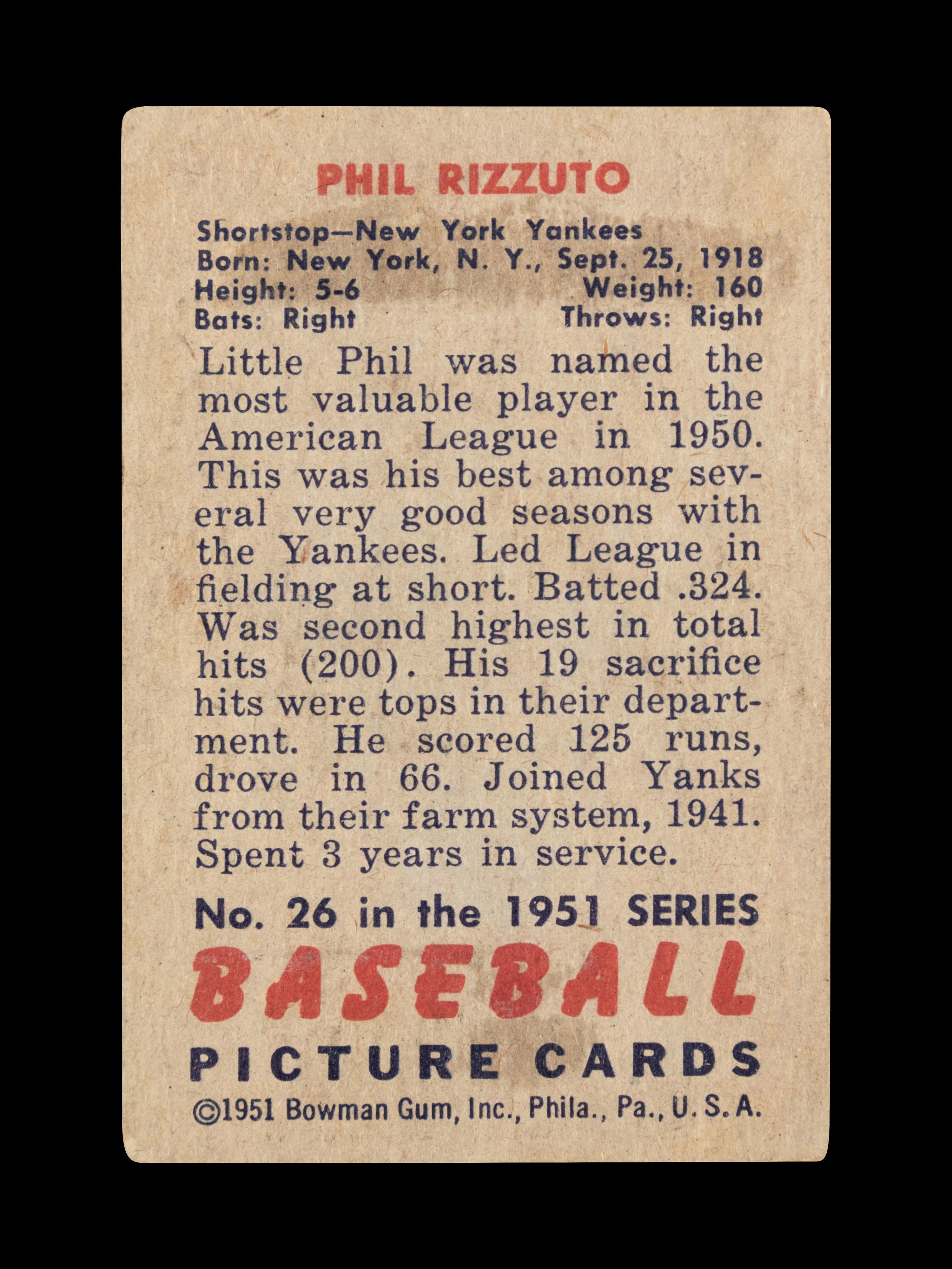 A Group of Four 1950s Bowman Baseball Cards Including a Monte Irvin Rookie Card (PSA 4.5) and Autographed Phil Rizutto,