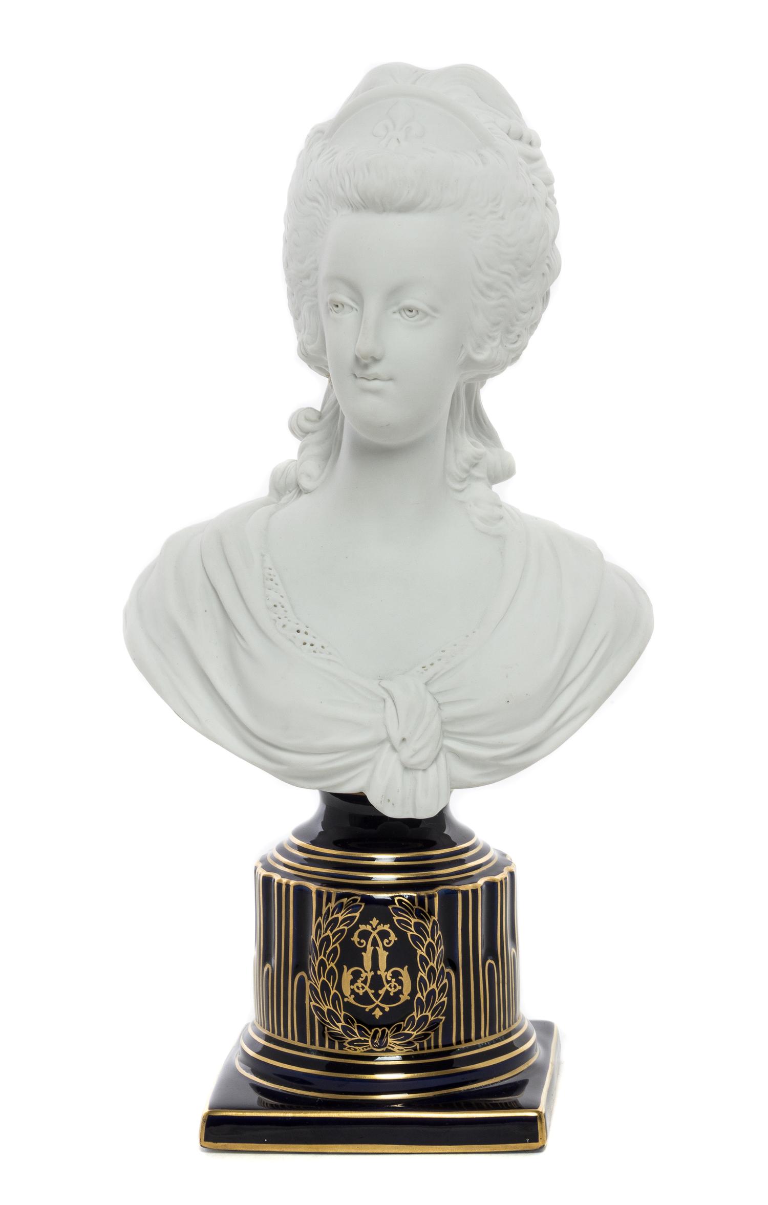 A Sevres Bisque Porcelain Bust Height 11 3/8 inches. — EARLY 20TH CENTURY