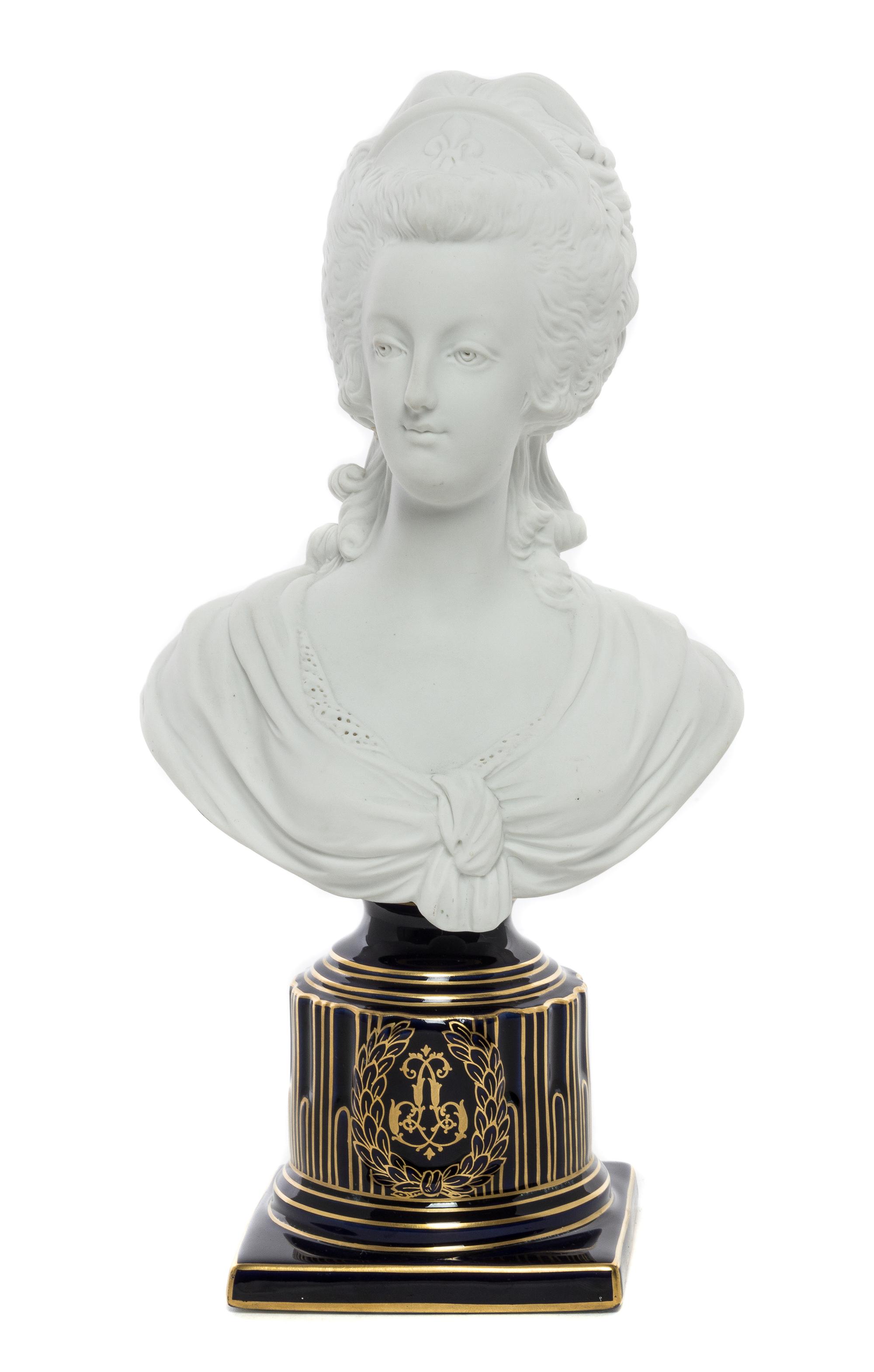 A Sevres Bisque Porcelain Bust Height 11 3/8 inches. — EARLY 20TH CENTURY