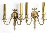 A Pair of Neoclassical Sconces Height 12 1/2 inches overall. — 20TH CENTURY