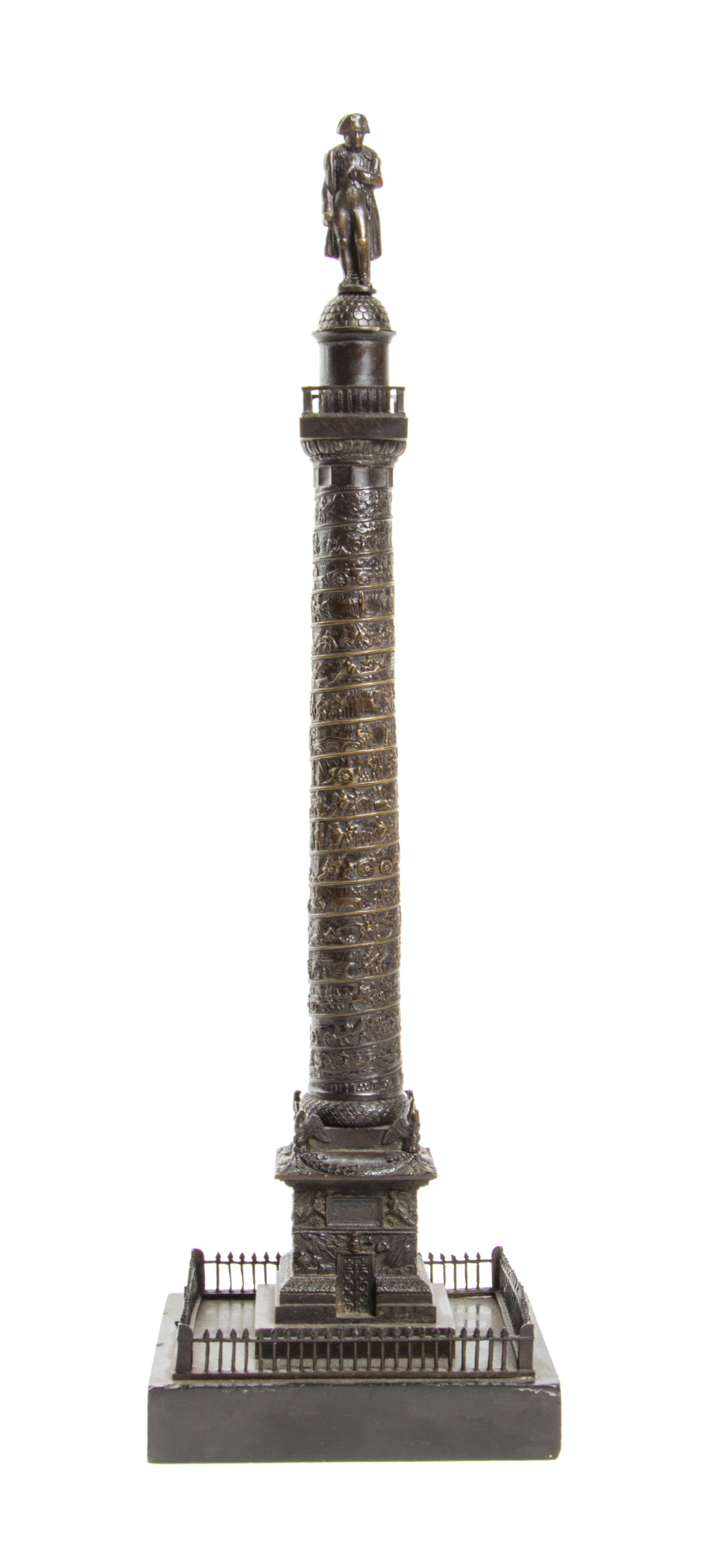 A French Bronze Architectural Model, Height 18 1/2 inches.