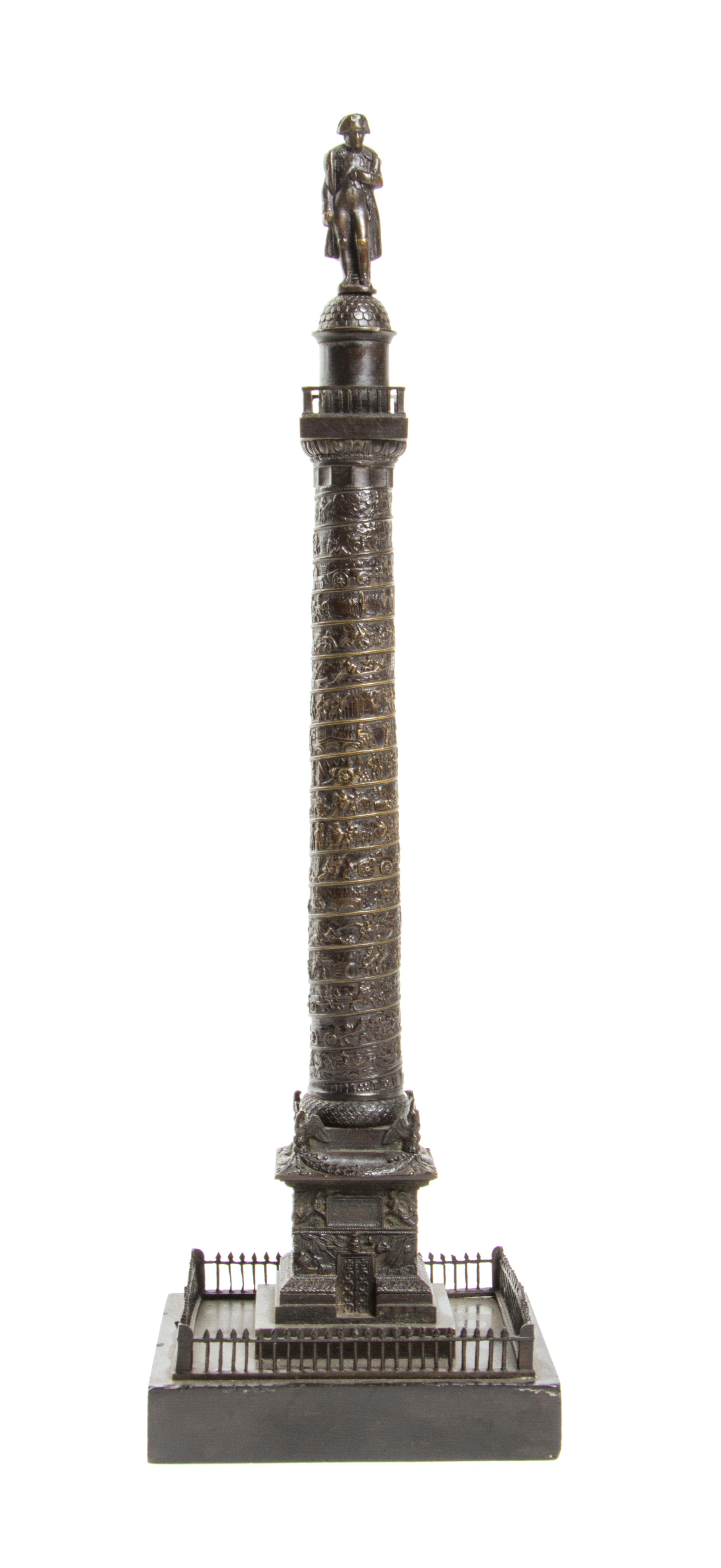 A French Bronze Architectural Model, Height 18 1/2 inches.