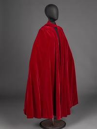 Rare Madeleine Vionnet Haute Couture Velvet Cape,1929-30