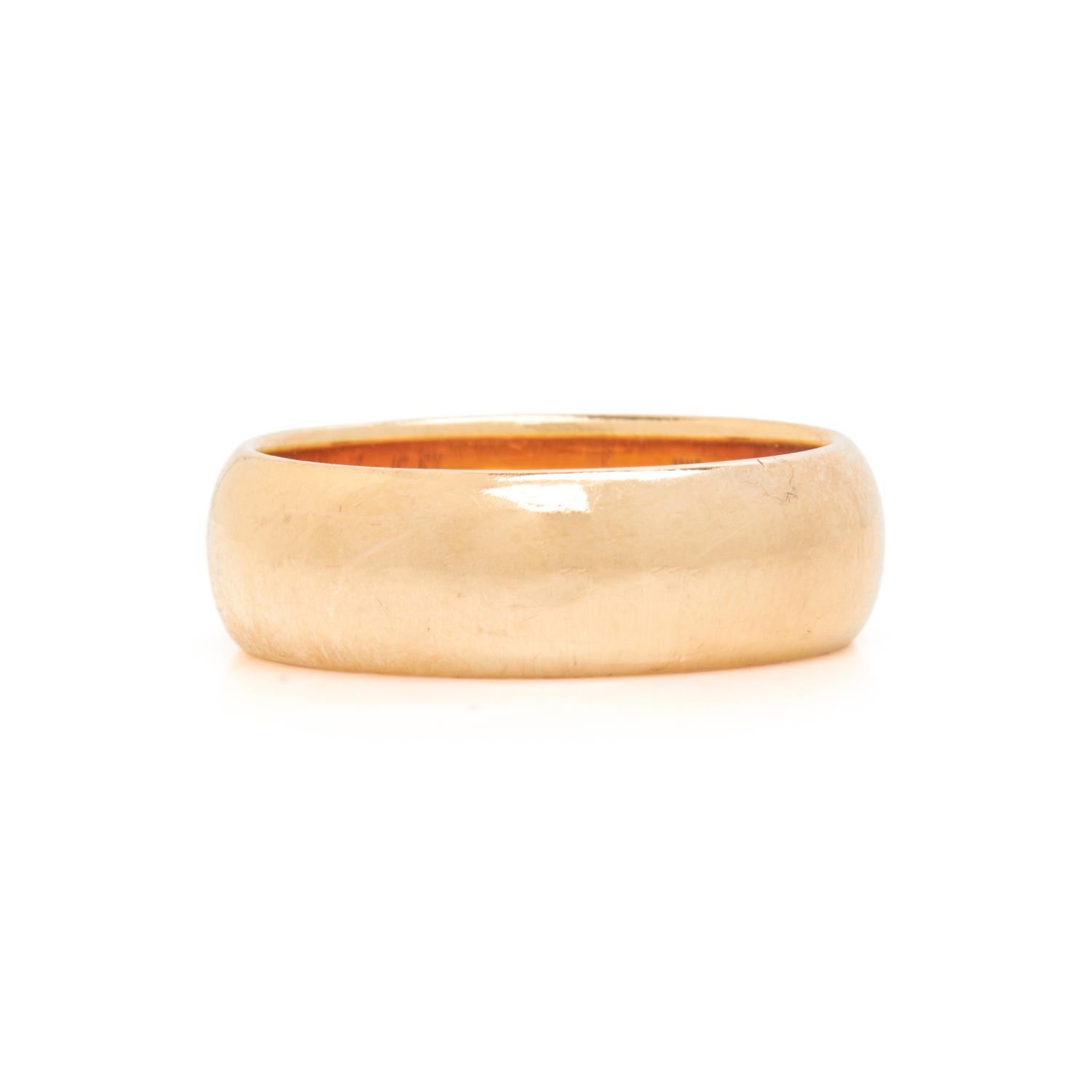 TIFFANY & CO., YELLOW GOLD BAND