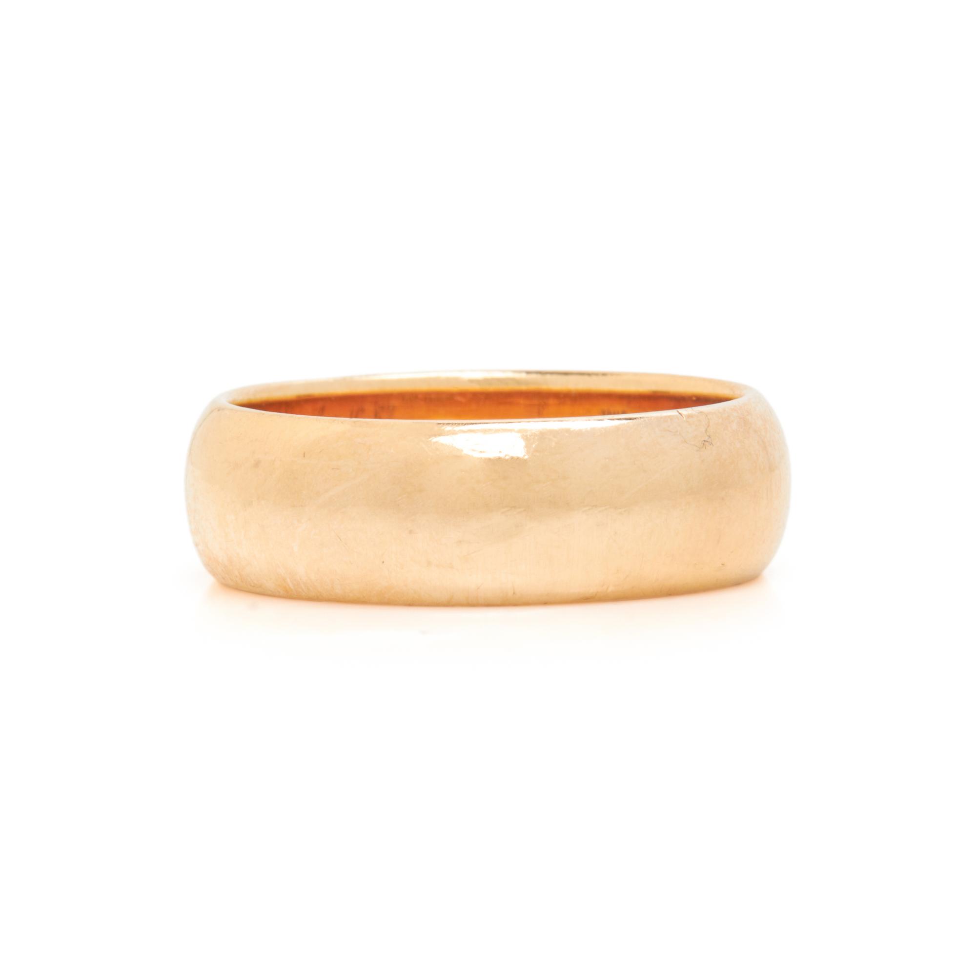 TIFFANY & CO., YELLOW GOLD BAND