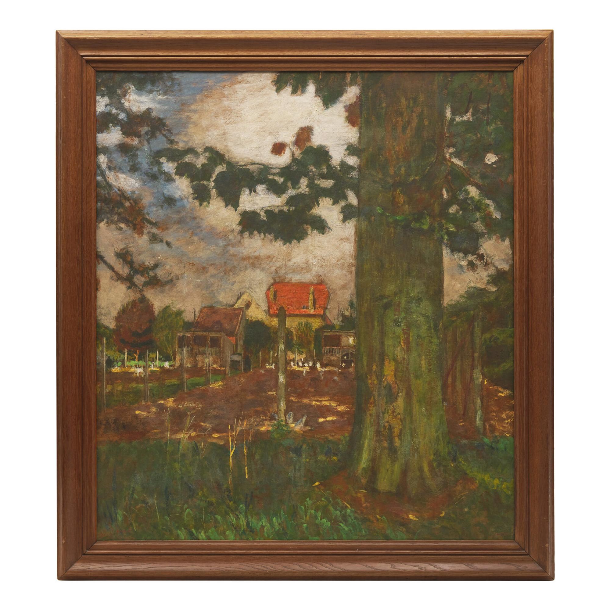 Édouard Vuillard (French, 1868-1940) — Le Poulailler du Château des Clayes , 1939