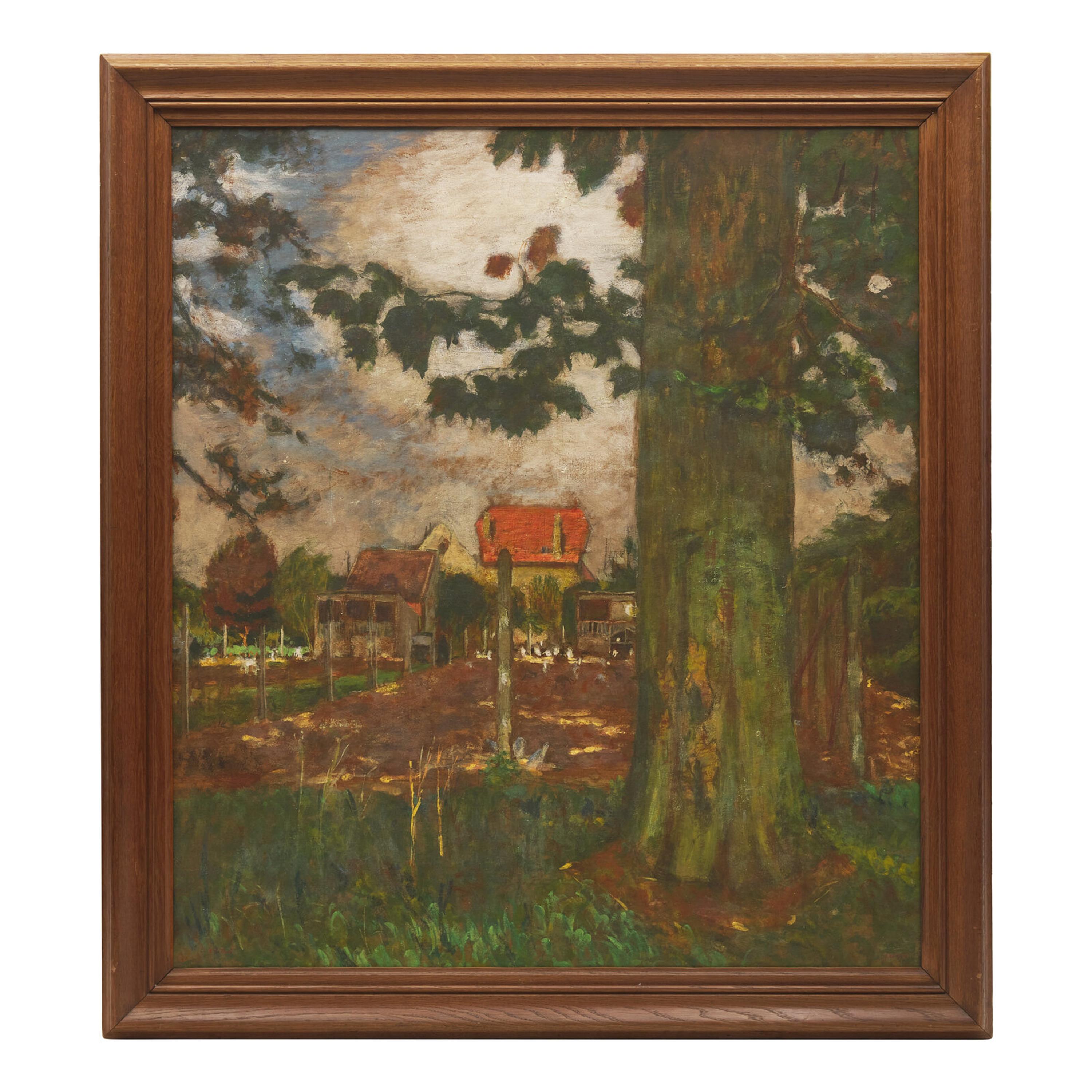 Édouard Vuillard (French, 1868-1940) — Le Poulailler du Château des Clayes , 1939