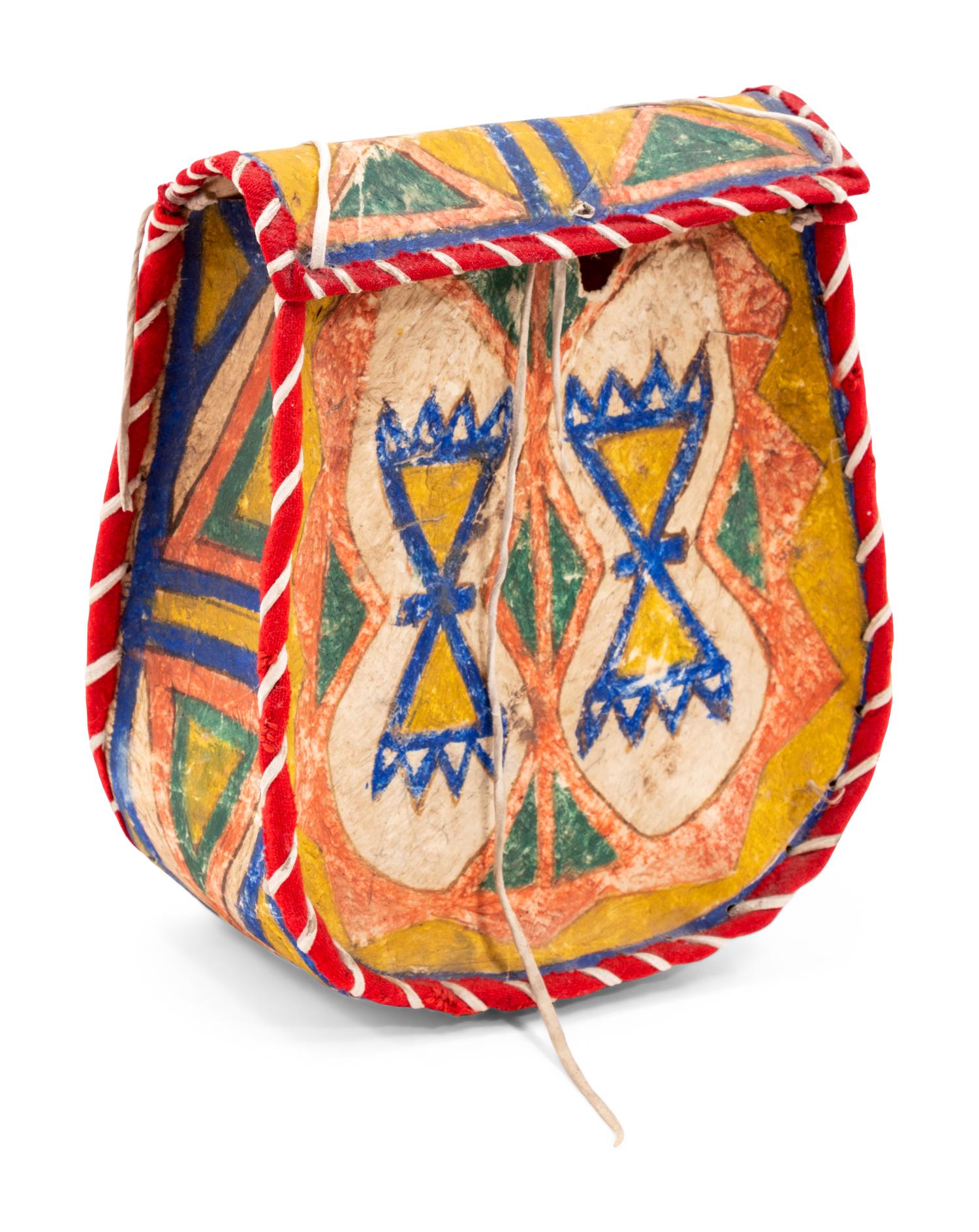 Sioux Painted Parfleche Container