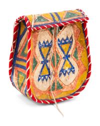 Sioux Painted Parfleche Container