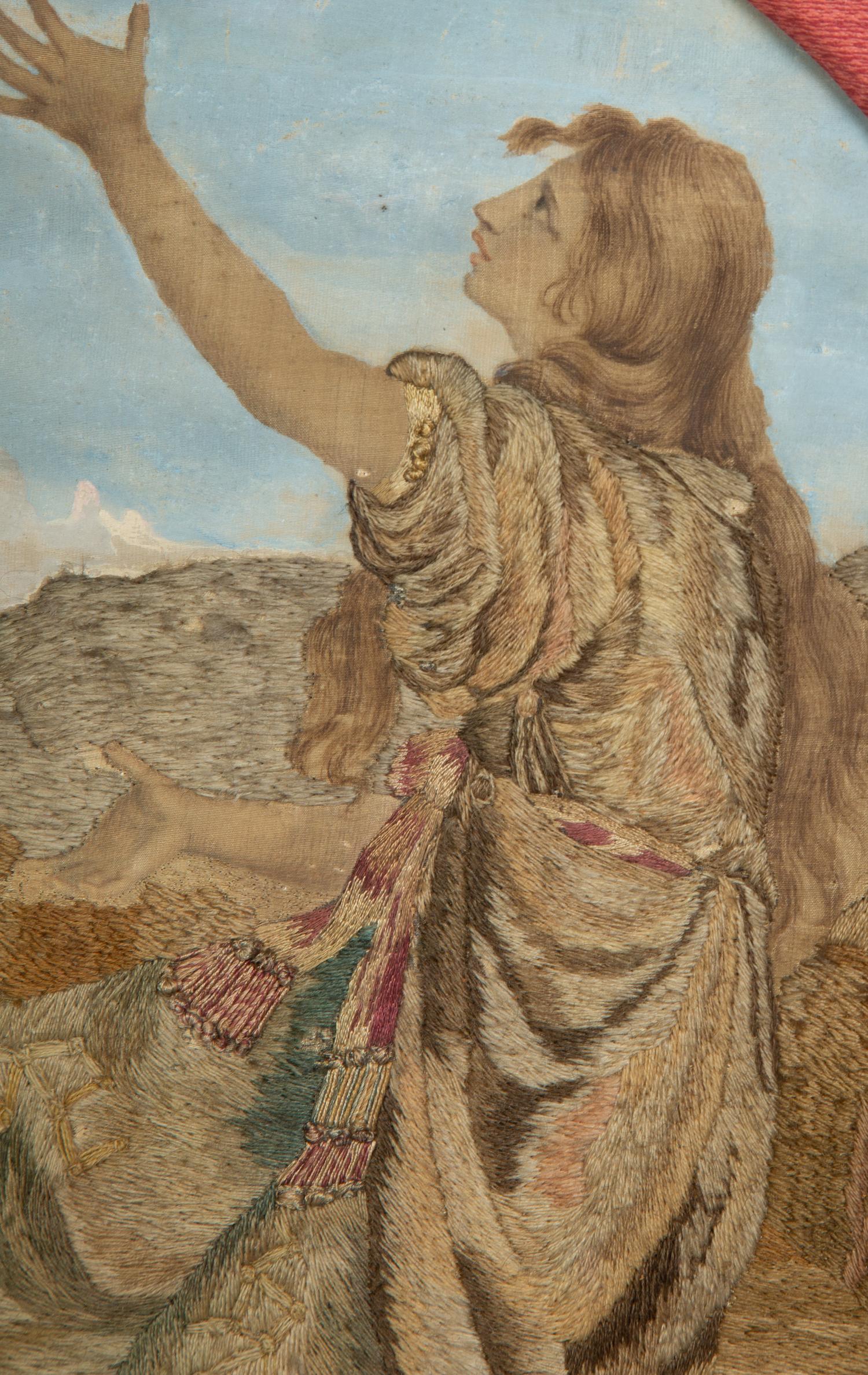 A Continental Needlework Picture