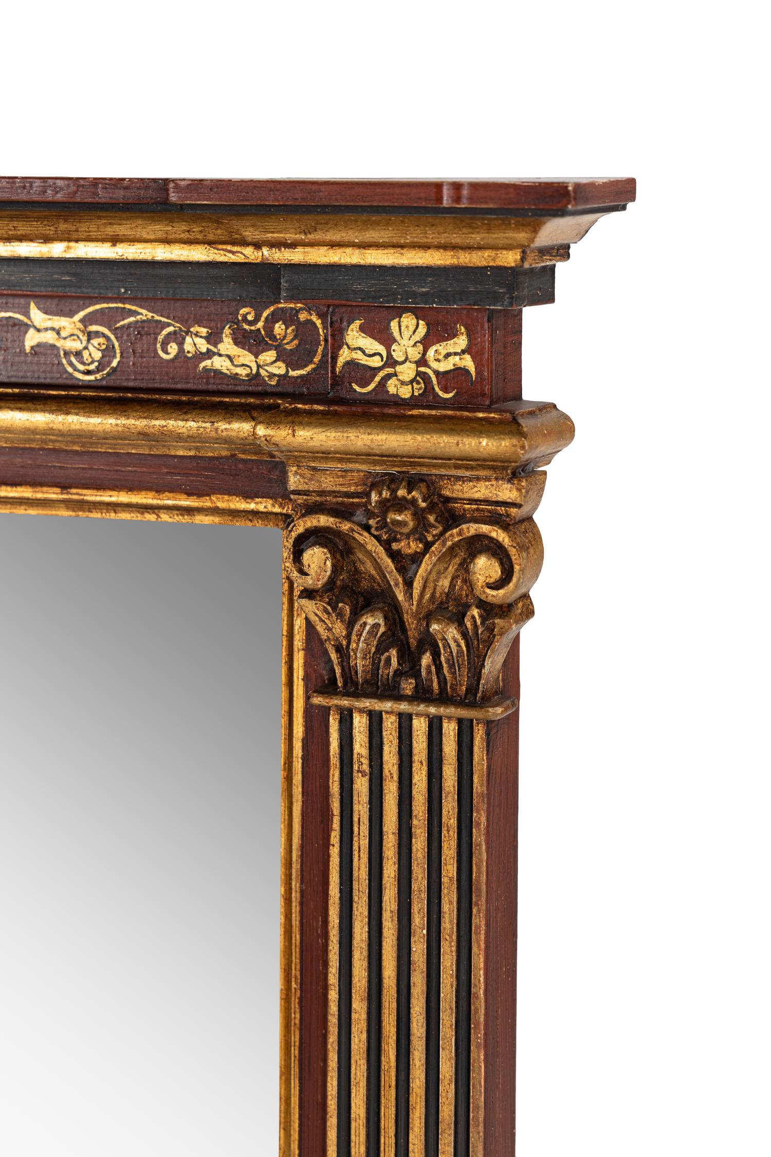 An Italian Style Painted Mirror