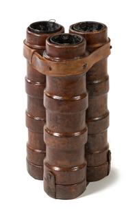 An English Leather Umbrella Stand Height 24 inches.