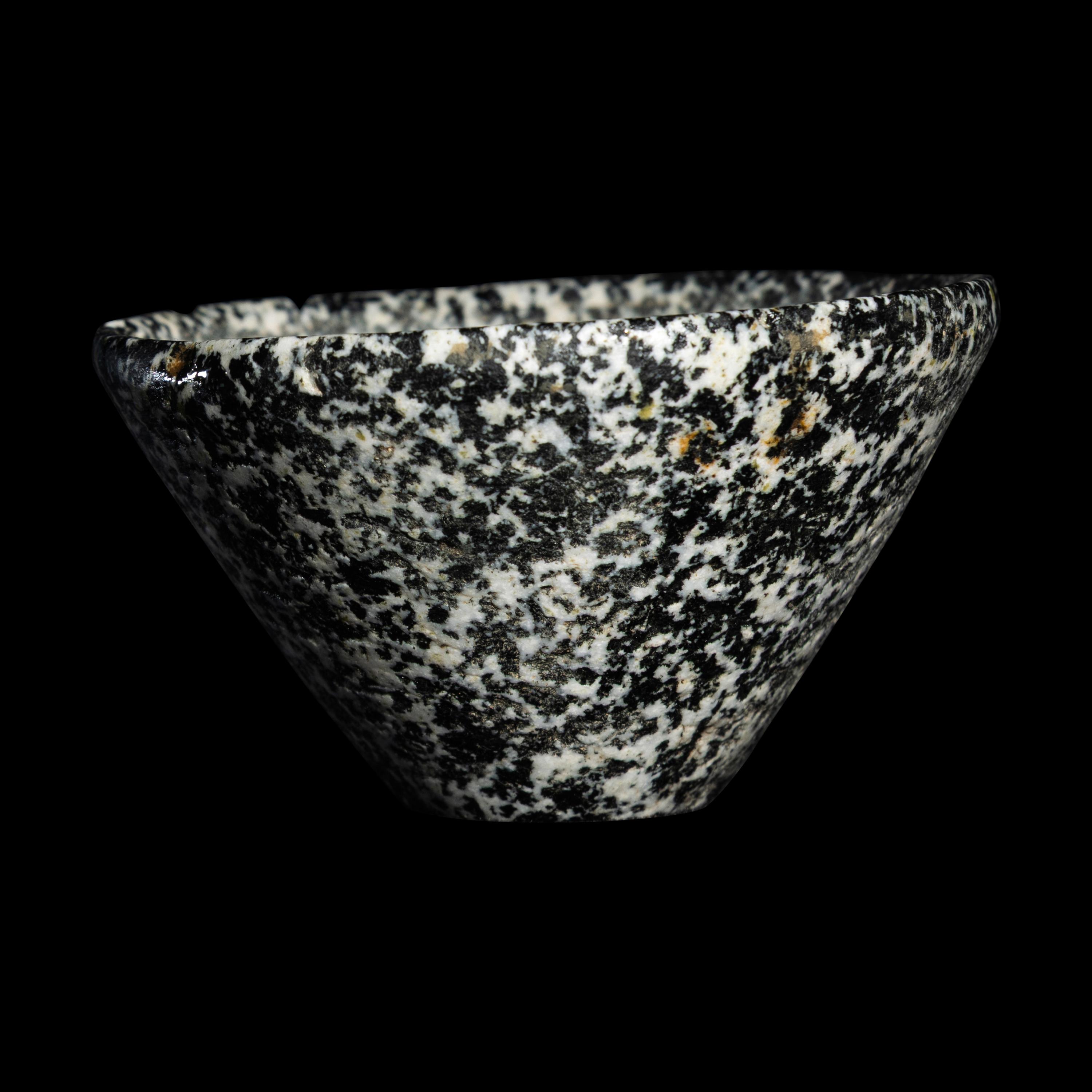 An Egyptian Diorite Bowl