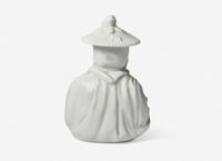 Two Pairs of Chinese Porcelain Figures of Parrots and A Chinese Style White Glazed Porcelain 'Pagoda' Figure