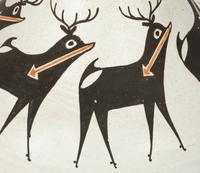Group of Polychrome Pottery