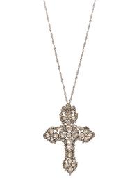 DIAMOND CROSS PENDANT/NECKLACE