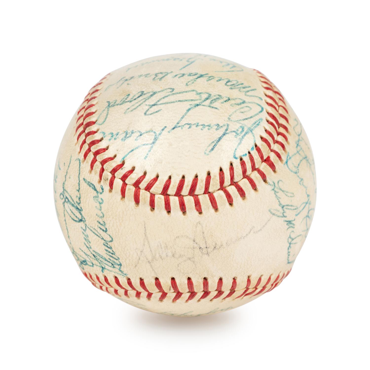 A 1959 St. Louis Cardinals Team Signed Autographed Baseball Including Early Bob Gibson Signature (Beckett Authentication Services BAS Certified),