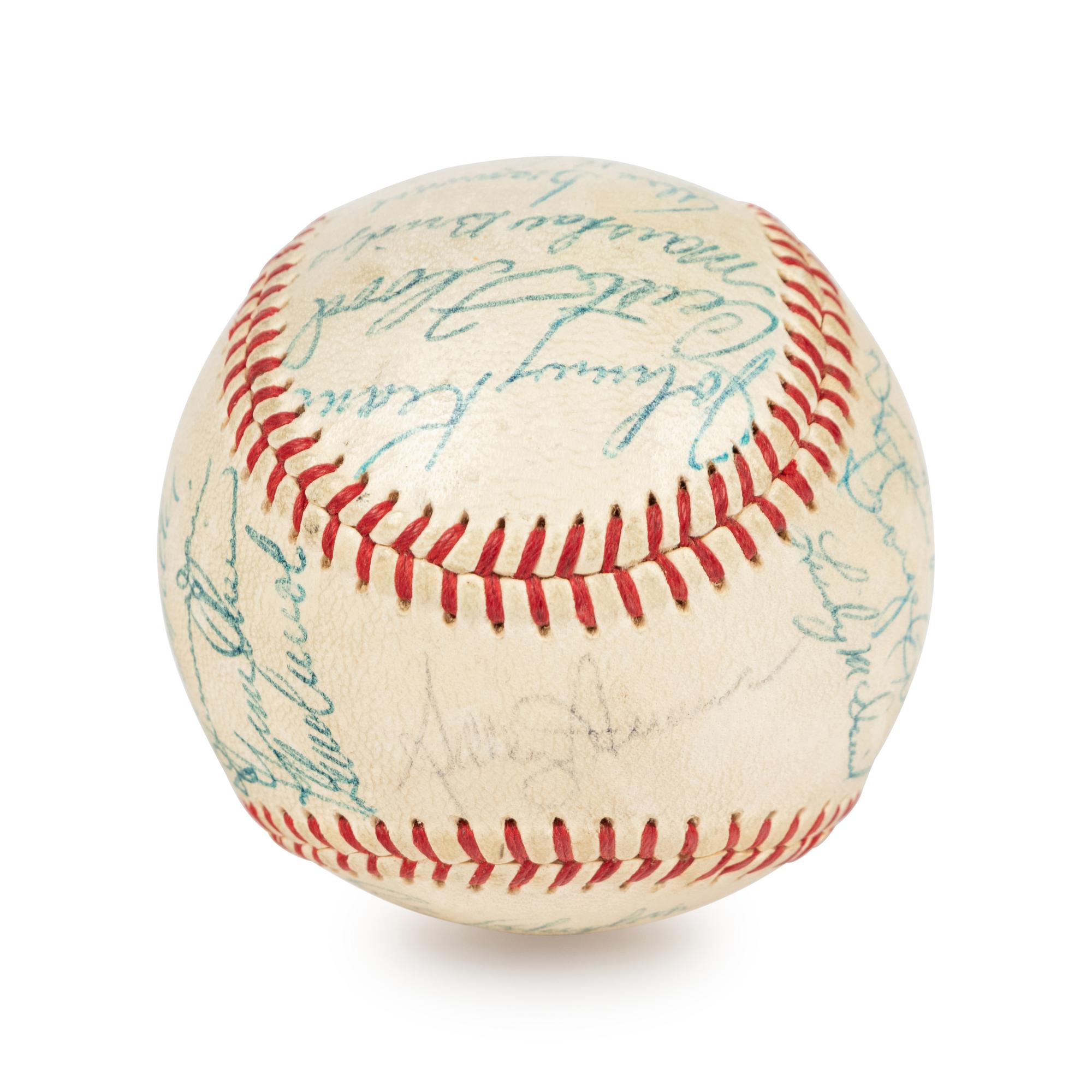 A 1959 St. Louis Cardinals Team Signed Autographed Baseball Including Early Bob Gibson Signature (Beckett Authentication Services BAS Certified),