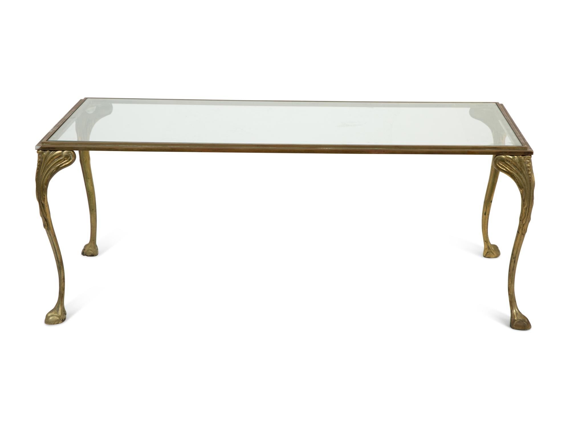 A French Gilt Bronze Low Table Base — 20TH CENTURY
