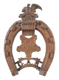[SCIENCE & TECHNOLOGY]. Charles M. Hayden (1845-1934) archive featuring a patent model for a gun mount with associated photographs, letters, and sketchbook.