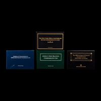A Group of Four Commemorative 50c Coin and Stamp Sets