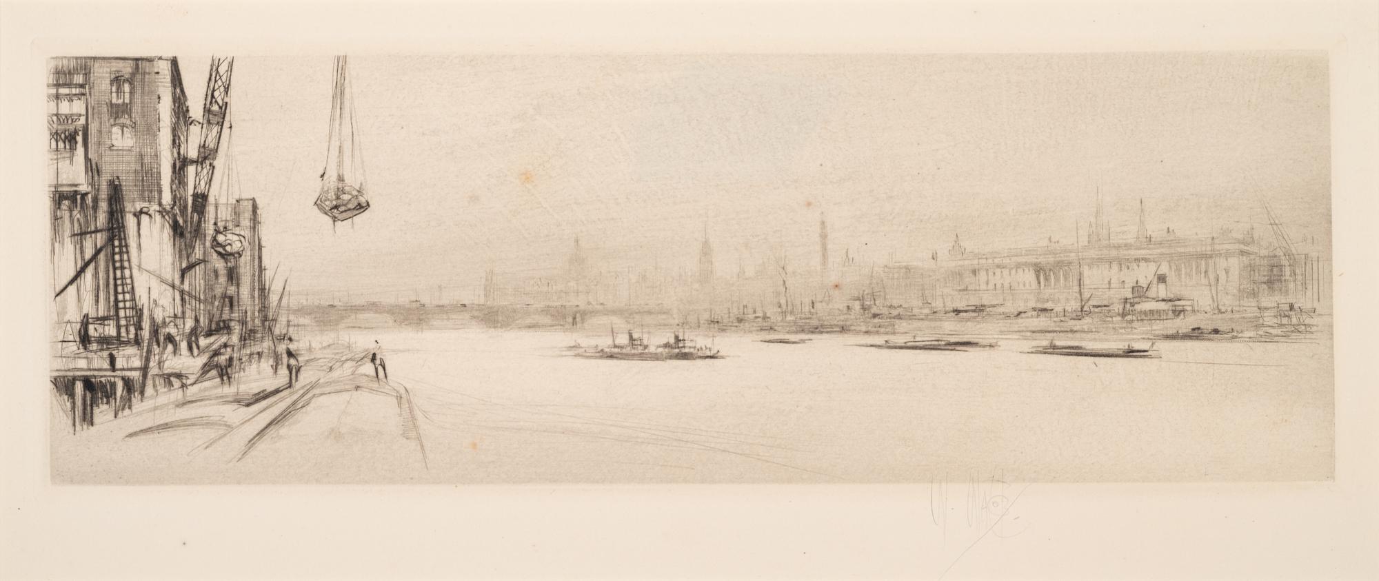 The Arteries of Great Britain (set of five prints: The Clyde; The Forth; The Tyne; The Mersey; The Thames)