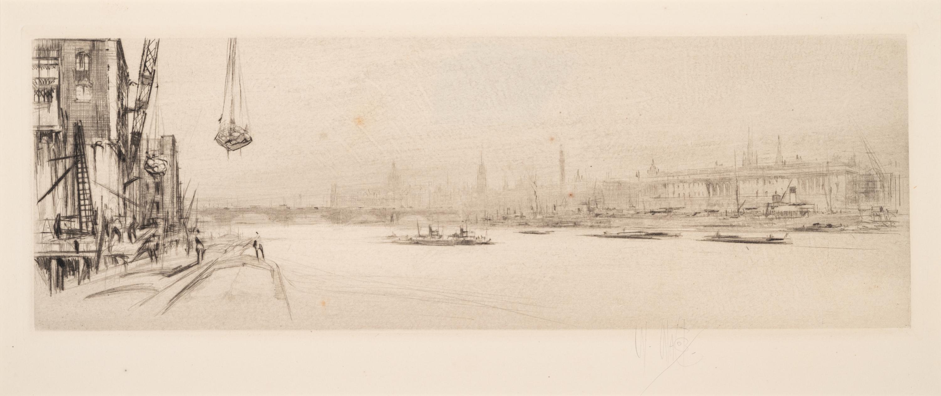 The Arteries of Great Britain (set of five prints: The Clyde; The Forth; The Tyne; The Mersey; The Thames)