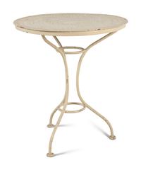A Painted Metal Bistro Set