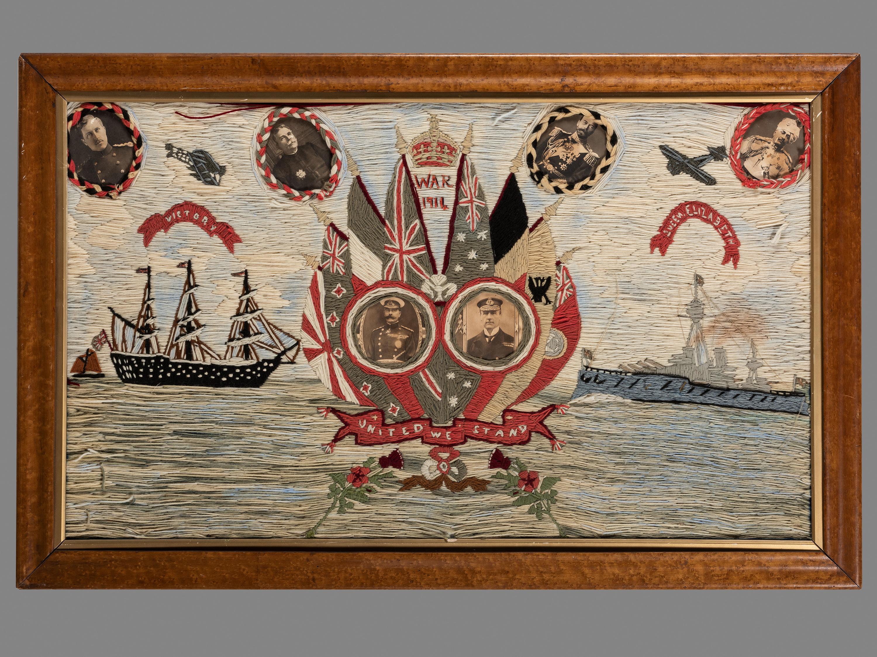 A World War I Commemorative Woolwork Picture