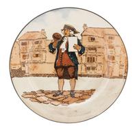A Royal Doulton Ceramic Plate Diameter 10 1/2 inches.