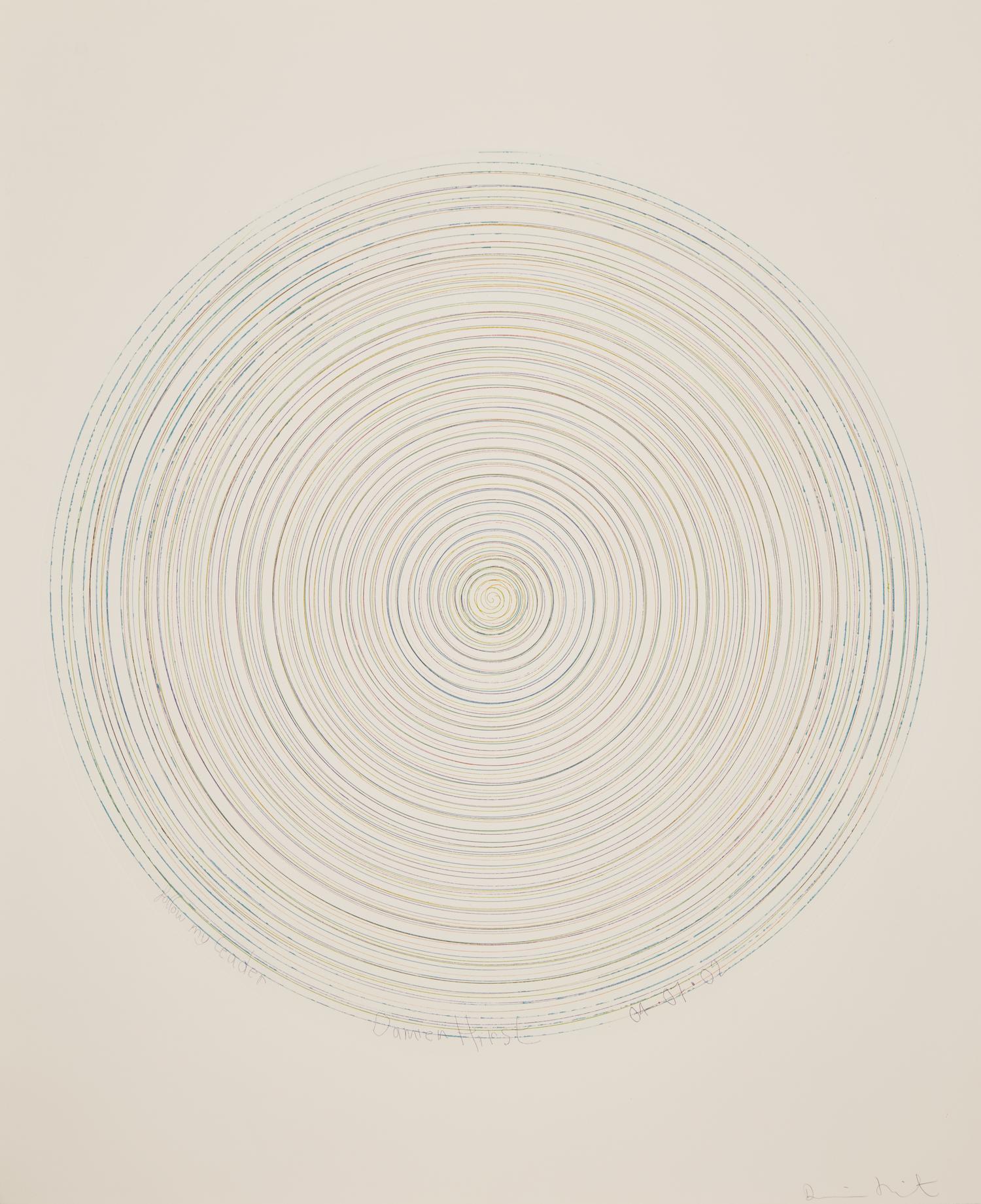 Damien Hirst (British, b. 1965) — Follow My Leader (from In a Spin, the Action of the World on Things, Vol. II ) , 2002