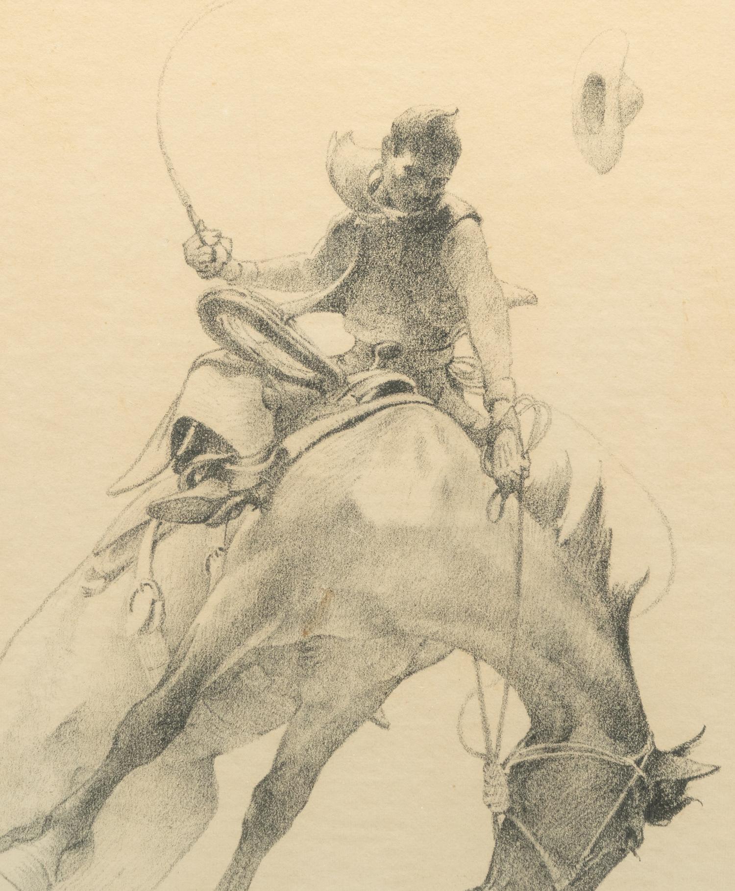 The Bronco Buster No. 26 , from the "Cattle Land" Series